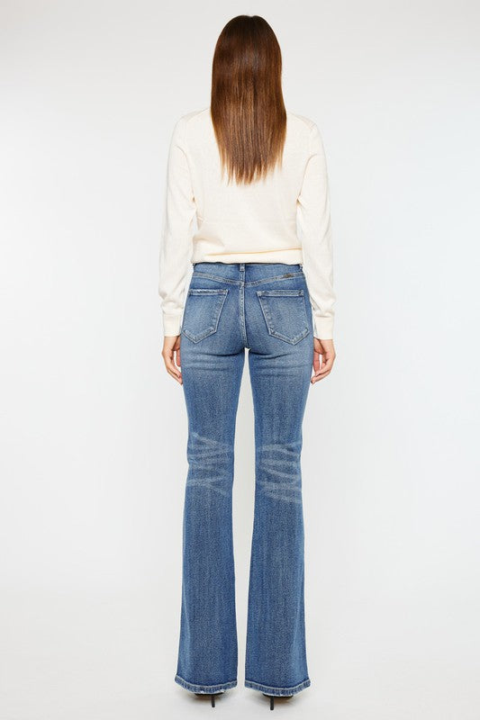 Kancan High Rise Flare Jeans INSEAM: 34"
