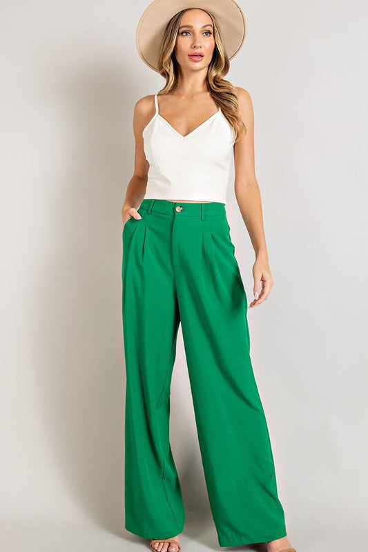 Effortlessly Chic Straight Leg Pants in Multiple Colors