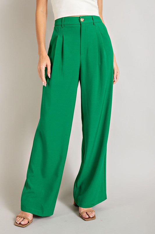 Effortlessly Chic Straight Leg Pants in Multiple Colors