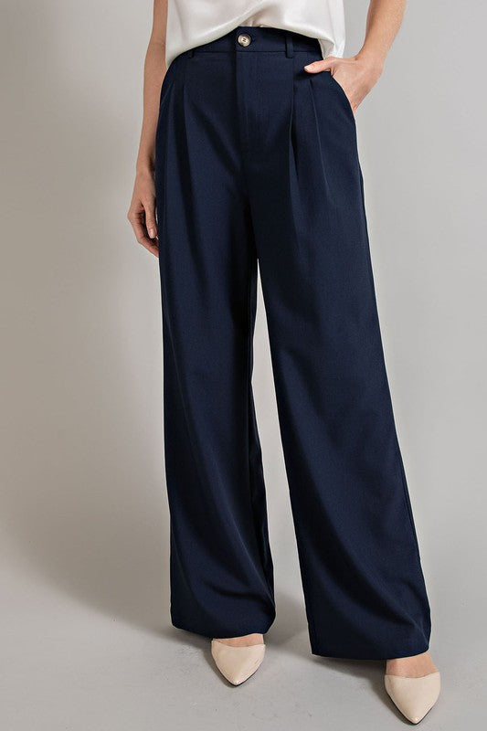 Effortlessly Chic Straight Leg Pants in Multiple Colors