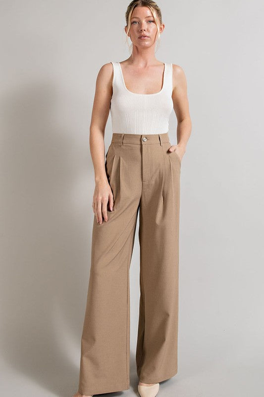 Effortlessly Chic Straight Leg Pants in Multiple Colors