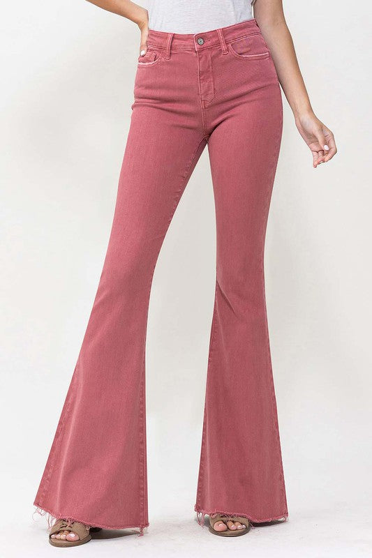 High Rise Super Flare Jeans Inseam: 34"