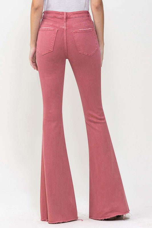 High Rise Super Flare Jeans Inseam: 34"