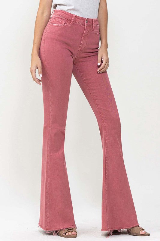 High Rise Super Flare Jeans Inseam: 34"