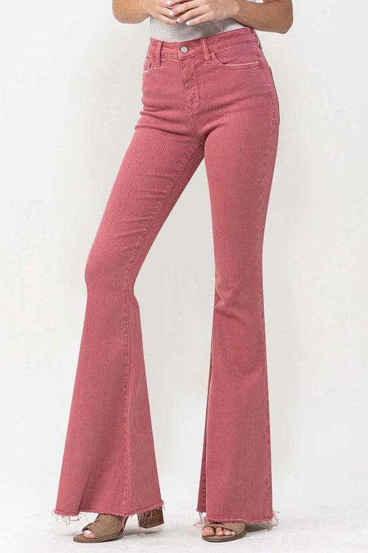 High Rise Super Flare Jeans Inseam: 34"