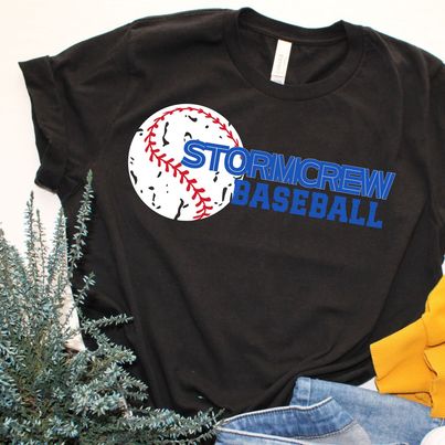 Destressed Storm Crew Baseball T-Shirt